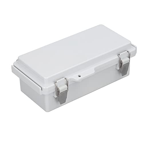 ZJchao Elektrokasten, Elektrokasten Im Freien mit Halterung und Schraube 100x200x70 Graues ABS -Edelstahl -Anschlussbox für Innen und Außenanwendungen oder Projekte von ZJchao