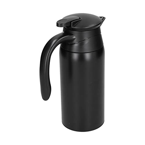 ZJchao Elektrokocher, 800 Ml Elektrische Teekann (12 V/24 V mi yi gefrostet schwarz mit Basis) von ZJchao