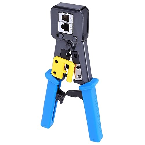 ZJchao Ethernet Crimping Tool Kit, Multifunktionales Netzwerk Draht Crimper Ethernet Crimper Cable Stripper Crimping Tool Kabel Crimper Draht Stripping Snips Drahtzange (JL-376T) von ZJchao
