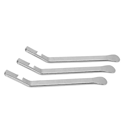 ZJchao Fahrradreifenhebel, Fahrradreifen -Löffel 3pcs Edelstahlgerundete Eckbike -Reifen -Werkzeug Zum Schnellen Entfernen von Reifen aus Edelstahl. von ZJchao