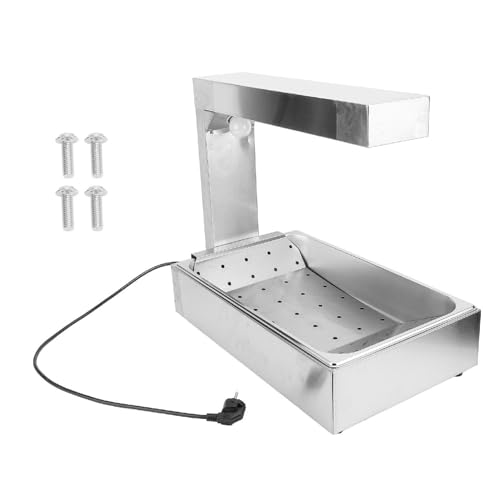 ZJchao Französische Bratenwärmer, Edelstahlheizlampe, 1000W Kommerzielle Elektrische Erwärmungslicht, Halten Sie das Essen heiß und Knusprig, Ideal für Buffet, Snack (EU -Stecker 220 V) von ZJchao