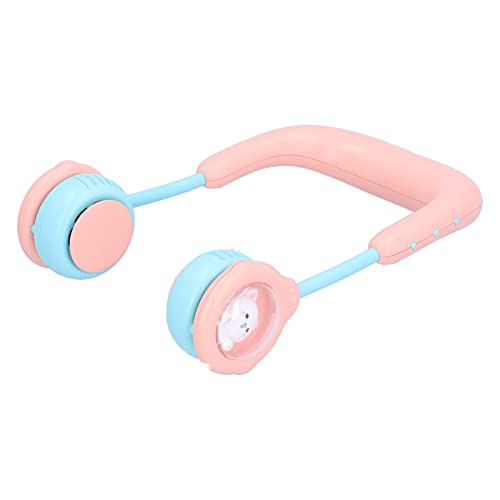 ZJchao Freisprecher Halslüfter Freisprecher Hanglüfter Freisprecher Tragfächer USB Wieder Aufladen mit Sicherem Luftauslass und 4800 MAh Batterie für Im Freien Sportreisen Im Freien (PINK) von ZJchao