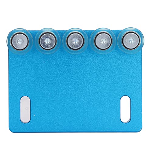 ZJchao Fütterungsführerrad, Schmales Plattenrad, Bänder Hilfsrad Schmaler Plattenschmalplatte Hilfsrad Beulenbänder Fütterungsanleitung Leitschrank -Bänderzubehör Accessoires (5 Rollen 11 cm) von ZJchao