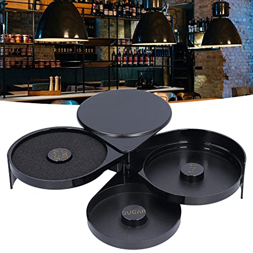 ZJchao Glasrimmer 3 -Tier -Speicher -Tablett Premium -Qualitätssparung Faltbares Design Zucker Salz Limettensaft Behälter für Cocktailstangen Hausfeiern Schwarz Abs Plastik 446g ZJchao Glasrimmer 3 -Tier -Speicher -Tablett Premium -Qualitätssparung Faltbares Design Zucker Salz Limettensaft Behälter für Cocktailstangen Hausfeiern Schwarz Abs Plastik 446g von ZJchao