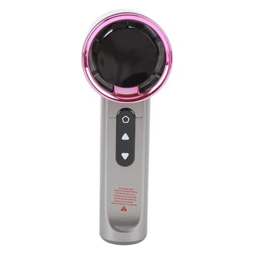 ZJchao Handgehaltener Lüfter, Wiederaufladbare 3 -Geschwindigkeit -Hochgeschwindigkeits -Handlüfter Tragbare Turbo -Lüfter Digitale Display Niedriger Rauschen für Outdoor -Aktivitäten (Grau lila) von ZJchao