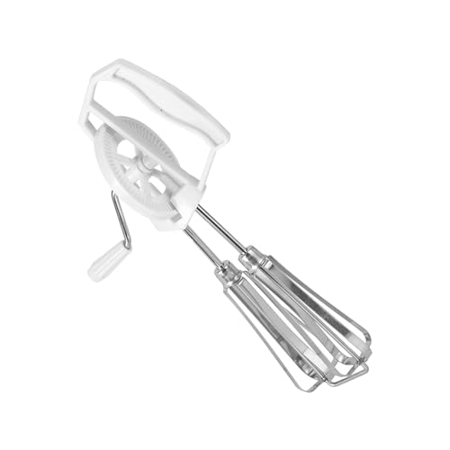 ZJchao Handmischer, Eierschläger Edelstahl Handheld Manual Egg Mixer mit Gedrehtem Griff Eiermock Zum Küchenkochen und Backen von ZJchao