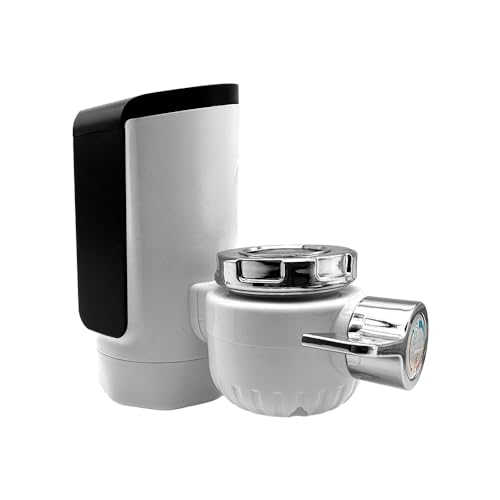 ZJchao Heißer Wasserhahn, Elektrischer Tankerhitzer mit Digitalem Display LED -Licht für Küchenbad Keine Installation Erforderlich (EU-Stecker) von ZJchao