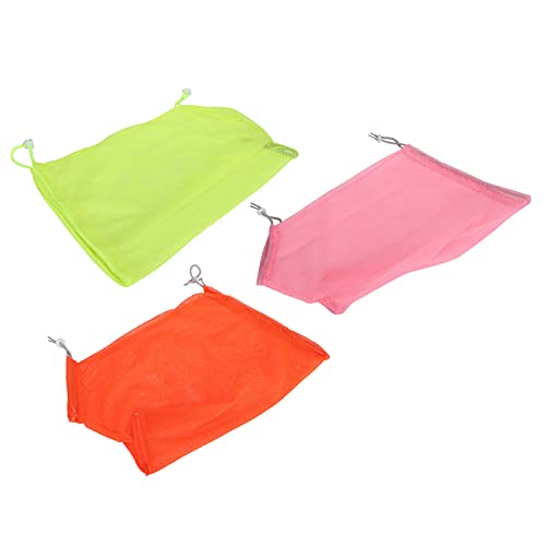 ZJchao Katzenbadetasche, Katzenpflege -Beutel Hundehügel für Nagelkürzung Atmungsaktive Katze Pfeife Waschmaschine Mesh Bad Bade Polyester Weicher Katze Waschbeutel (Orange + Gelb + Pink) von ZJchao