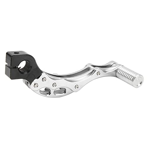 ZJchao Start Pedal, Starter Starthebel Stärke Aluminiumlegierung Universal Accessoire Starter Ersatz -Starthebel für Motorradrücker (SILVER) von ZJchao