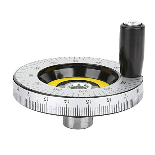 ZJchao Kurbelgriff, Rollengriff mit Skala Handrad 1pcs 80 Mm Fester Bakelit Handrad Handkurbel für Fräsmaschinen, Drehmaschinen, Schleifen ZJchao Kurbelgriff, Rollengriff mit Skala Handrad 1pcs 80 Mm Fester Bakelit Handrad Handkurbel für Fräsmaschinen, Drehmaschinen, Schleifen von ZJchao