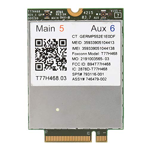 ZJchao Laptop WiFi -Karte, WiFi -Karte für PC SD Wireless Network Card LT4211 4G Modul LTE WWAN Board 793116 001 T77H468 M.2 ZJchao Laptop WiFi -Karte, WiFi -Karte für PC SD Wireless Network Card LT4211 4G Modul LTE WWAN Board 793116 001 T77H468 M.2 von ZJchao