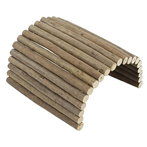 ZJchao Meerschweinchen -Versteck, Holzhamsterbrücke Hamsterbrücke Hamsterbrücke Ratte Leiter Holzbrücken Spielzeug Hamster Leiter für Meerschweinchen Ratten Hhog Grüße Maus Zuckergleiter (20 * 40CM) von ZJchao