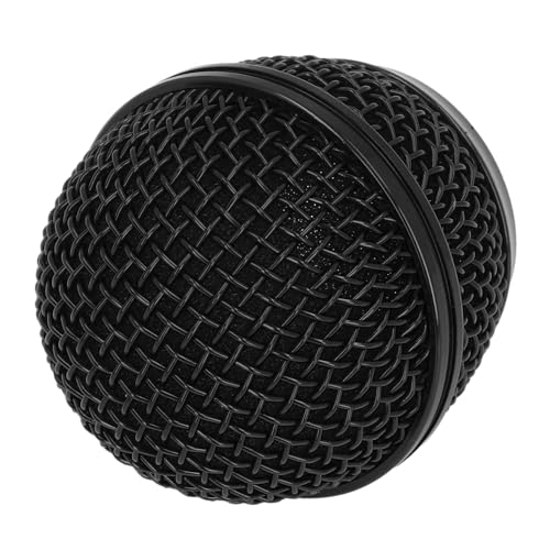 ZJchao Mikrofonzubehör, Mikrofon Ersatznetz Mikrofongrillkopfkopf -Mikrofon -Mikrofonfilter für SM58S SM58LC Beta58 Beta58a SA M30 SV100 UT2 PGX24 SLX4 (BLACK) von ZJchao