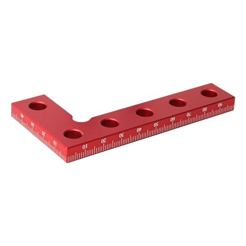 ZJchao Mini Small Square Center Finder Tool, Aluminium -Legierungs -Zentrum Finder Quadrat Werkzeug 90 ° Schnellquadrat für Holzbearbeitung Taschenlayout Quadratmarkierungsmessgeräte Tischler Square ZJchao Mini Small Square Center Finder Tool, Aluminium -Legierungs -Zentrum Finder Quadrat Werkzeug 90 ° Schnellquadrat für Holzbearbeitung Taschenlayout Quadratmarkierungsmessgeräte Tischler Square von ZJchao