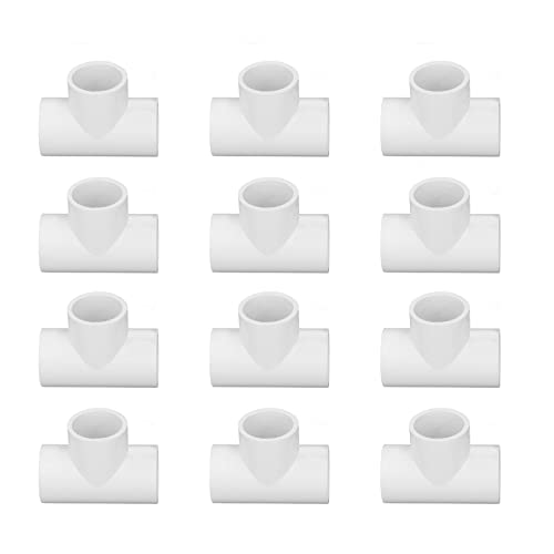 ZJchao PVC -Rohrbeschläge, PVC -Rohranschlüsse T Ship Rohrvermessungen 12 pcs Kunststoff Gleichberechtigter Fugen Adapterrohr Rohranschlussadapter für Wasserversorgungen Gartenregal Gewächshaus (20MM) ZJchao PVC -Rohrbeschläge, PVC -Rohranschlüsse T Ship Rohrvermessungen 12 pcs Kunststoff Gleichberechtigter Fugen Adapterrohr Rohranschlussadapter für Wasserversorgungen Gartenregal Gewächshaus (20MM) von ZJchao