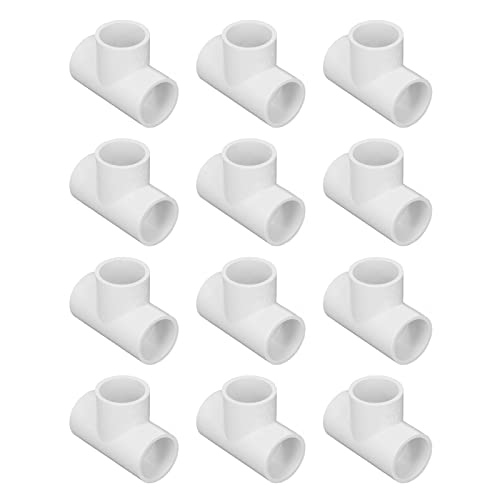 ZJchao PVC -Rohrbeschläge, PVC -Rohranschlüsse T Ship Rohrvermessungen 12 pcs Kunststoff Gleichberechtigter Fugen Adapterrohr Rohranschlussadapter für Wasserversorgungen Gartenregal Gewächshaus (25mm) ZJchao PVC -Rohrbeschläge, PVC -Rohranschlüsse T Ship Rohrvermessungen 12 pcs Kunststoff Gleichberechtigter Fugen Adapterrohr Rohranschlussadapter für Wasserversorgungen Gartenregal Gewächshaus (25mm) von ZJchao