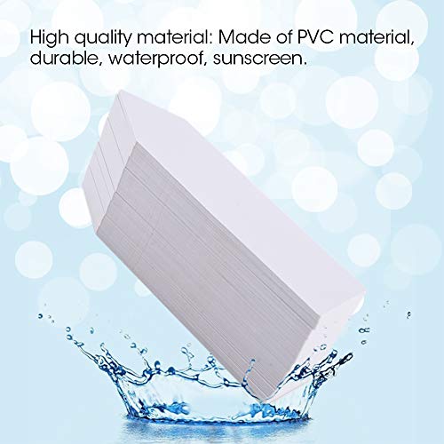 ZJchao Pflanzetiketts, Gartenetiketten Im Freien Wasserdichte Kindergarten -Pfahl -Tags 100 PCs 10 * 2 Cm Anlagenetiketten für Sämlinge für Topfpflanzen (WHITE) von ZJchao