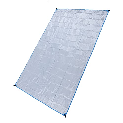 ZJchao Picknickdecke, Stranddecke Campingdecke Rasendecke mit Aufbewahrungstasche 90x55in Beach Matte Zelt Teppich Picknickmatte für Picknicks Camping Im Freien (Blue) von ZJchao