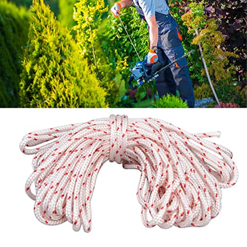 ZJchao Pull Cord Seil, 10 M Nylon Starter Seil Ziehen Schnur Rasen Mäher Ziehen Kabel Rasenmäher Kettensäge Trimmer Starter Seil Ziehen Kabel Ersatz (4,0 mm) von ZJchao
