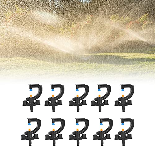 ZJchao Refraktionsdüse Sprühdüse Mikro -Rotation Düse 10 Set G Typ Wässerung Sprinkler Bewässerungsausrüstung für Gewächshausgarten Landwirtschaftliche Produktion von Ingenieurwesen von ZJchao