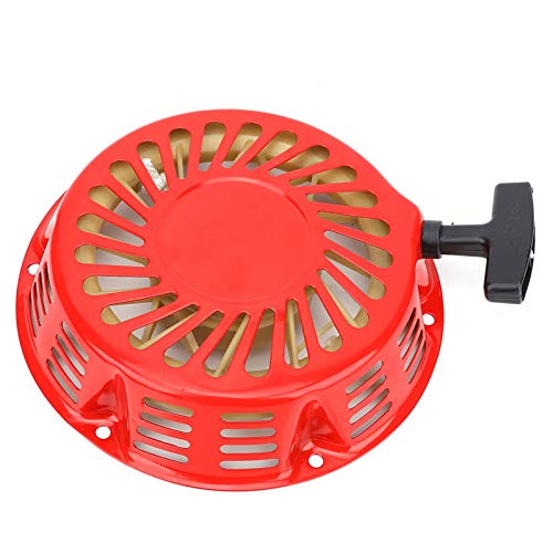 ZJchao Rückstoß -Starterbaugruppe, Pull Start 188f 190 21,5 cm Rot und Black Metall Pull Start Starter für GX340 GX390 GX610 Benzinmotor von ZJchao