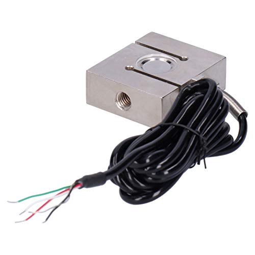 ZJchao S-Typ-Lastzellensensor-Ziehdruckkraft-Druckkraftsensor 40CR-Legierungstahl Hoher Genauigkeit Wasserdichte Spannungskompressionssensor mit Kabel für die Industrielle (500KG) von ZJchao