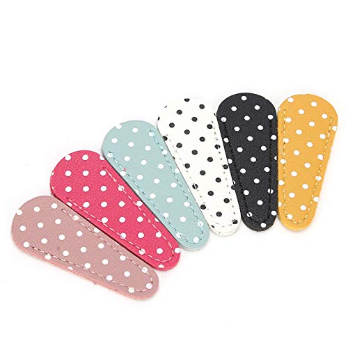 ZJchao Scherenscheide, 6pcs Stickerei Schere Hülle Tupfen Künstliche Leder Schutzschutzschere Schutzhülle Dot Schere Scheide Handwerk ZJchao Scherenscheide, 6pcs Stickerei Schere Hülle Tupfen Künstliche Leder Schutzschutzschere Schutzhülle Dot Schere Scheide Handwerk von ZJchao