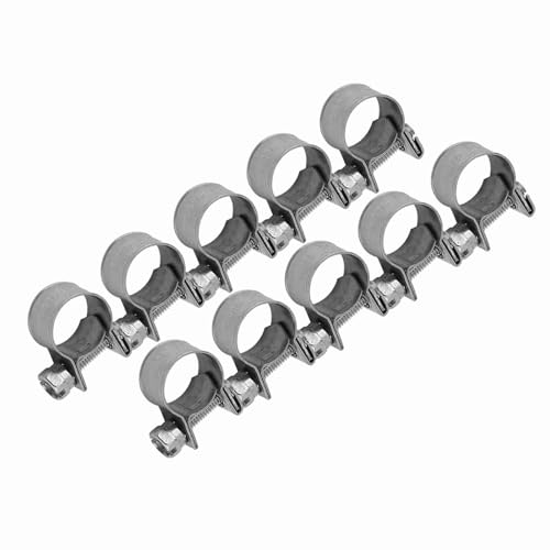 ZJchao Schlauchklemmen, 10 -pcs Edelstahl -Kraftstoffleitungsrohrschlauchklemme Clamp/Holder 6mm 20 Mm Optionaler Kraftstoffleitungsklemme Kleine Schlauchklemmen für Kleine Größen Dünner ZJchao Schlauchklemmen, 10 -pcs Edelstahl -Kraftstoffleitungsrohrschlauchklemme Clamp/Holder 6mm 20 Mm Optionaler Kraftstoffleitungsklemme Kleine Schlauchklemmen für Kleine Größen Dünner von ZJchao