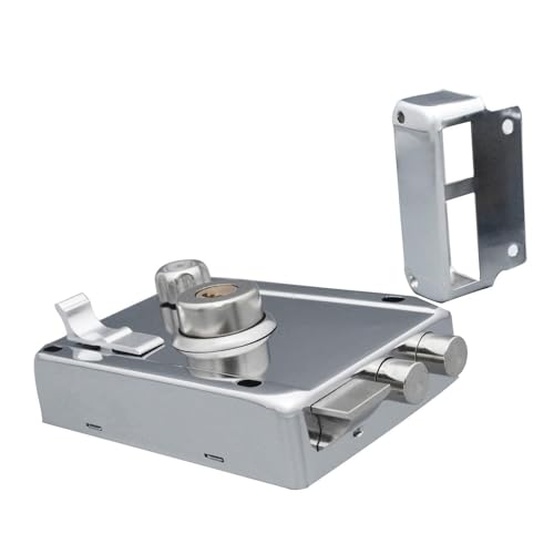 ZJchao Schloss für Türschloss für Schuppen Mörtel Schloss Deadbolt Türschloss Rand Lock -Sicherheits -Tür Sicherheitsschloss Stürmer Schleusen Mörtelstür Deadlock Deadlock Tür Schuppenstür (Offen von ZJchao