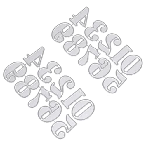 ZJchao Schneiden Stirle, Metallschneidungen Stirbt Einfache und Praktische 2pcs DIY Metall Figur von ZJchao