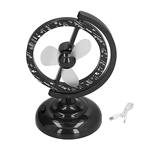ZJchao Schreibtischlüfter, USB Mini Desk Lüfter Kleiner USB -Lüfter Mini Ventilador 90 -Grad -Freie Rotation Starke Windkühlausrüstung für Home Schreibtisch Office Tisch von ZJchao