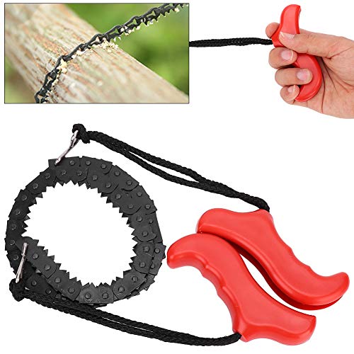 ZJchao Seilsäge, Baumsäge mit Paracordgriff, Taschenkettensäge, Handsäge Zum Holzschneiden für Camping -Rucksackwanderungsjagd von ZJchao