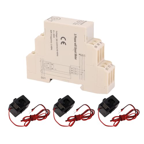 ZJchao Smart WiFi Energy Messer App Fernbedienung 3 Phase Elektrizitätsmesser 100A 3pcs Stromsensoren ZJchao Smart WiFi Energy Messer App Fernbedienung 3 Phase Elektrizitätsmesser 100A 3pcs Stromsensoren von ZJchao