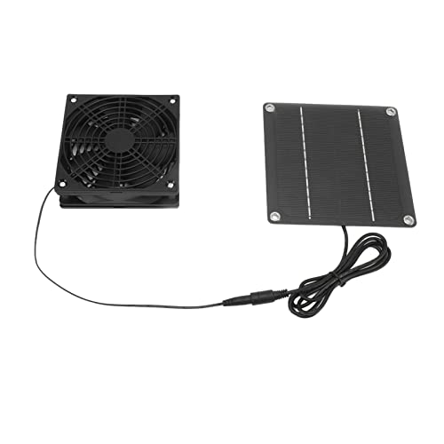 ZJchao Solar Lüfter Kit Solar Panel Lüfter Kit Solar Abgase Fan 2200 U/Min Monokristallines Silizium mit Schutzabdeckung für Greenhouse Chicken Coop Shed von ZJchao