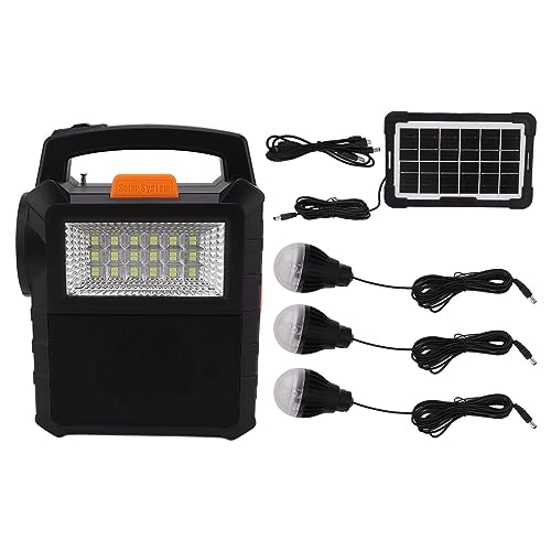 ZJchao Solar Power Bank, ABS Solar Generator Solar Generator mit Panels Enthalten Panel Solares Para Casas mit Einem Separaten Schalter für Camping Im Freien oder zu Hause, Sie Bietet von ZJchao