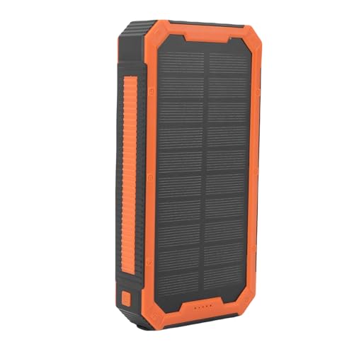 ZJchao Solar Power Bank, Tragbares Ladegerät Solar Ladegerät Externe Batterie 36800mah mit 4 USB -Ausgängen Typ C Mikroeingänge 34 LEDs für Camping -Notfälle Im Freien Im Freien von ZJchao