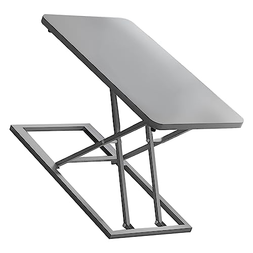 ZJchao Stehschreibtisch, Büroschreibtisch mit 7 Zahnradklapper Laptop -Schreibtisch Erhöhung des Rahmens Mobile Arbeitstisch Ständiger Computer Lifttisch Stand Up Desk für Standtisch Sit Stand Home ZJchao Stehschreibtisch, Büroschreibtisch mit 7 Zahnradklapper Laptop -Schreibtisch Erhöhung des Rahmens Mobile Arbeitstisch Ständiger Computer Lifttisch Stand Up Desk für Standtisch Sit Stand Home von ZJchao