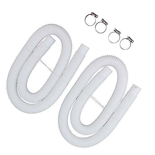 ZJchao Swimmingpool -Ersatzschlauchpool -Pumpenschlauch Ersatzpoolschlauch mit Klemmen für 300 330 530 1000 Gallonen über Gemahlenen Pools von ZJchao