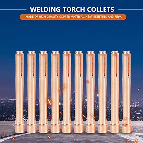ZJchao TIG-Schweißkollets, Schweißbrenner Collets Schweißbrenner Collets 10pcs 10N24 TIG-Collet-Spitzen, TIG-Schweißzubehör für TIG-Schweißbrenner WP-17/18/26 2,4 Mm Serie ZJchao TIG-Schweißkollets, Schweißbrenner Collets Schweißbrenner Collets 10pcs 10N24 TIG-Collet-Spitzen, TIG-Schweißzubehör für TIG-Schweißbrenner WP-17/18/26 2,4 Mm Serie von ZJchao