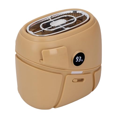 ZJchao Taillenlüfter, LED -Display Taillenhänge -Clip auf Dem Gürtelventilator 100 Stufen Einstellungsdiffusionsfunktion für Outdoor -Arbeiten (YELLOW) von ZJchao