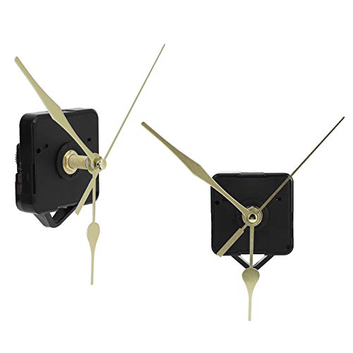 ZJchao Taktmechanismus, 2 Set Quarzuhr Bewegung Zeiger Kit Bewegung Ersatzteile Mechanismus -Ausstattung für DIY -Uhr Reparatur von Teilen Gold von ZJchao