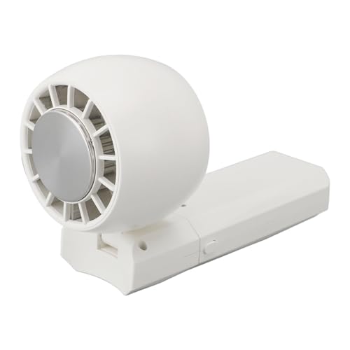 ZJchao Tragbarer Handventilator, Tragbarer Tischventilator, Mini-Tischventilatoren mit Eiskühlung und 3 Geschwindigkeiten für die Kühlung zu Hause, auf Reisen und Im Freien (WHITE) von ZJchao
