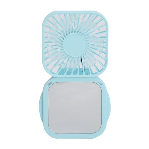 ZJchao Tragbarer Spiegelventilator, Faltbarer Ventilator mit 3 Geschwindigkeiten und Aufhängegurt für den Heim- und Außenbereich von ZJchao