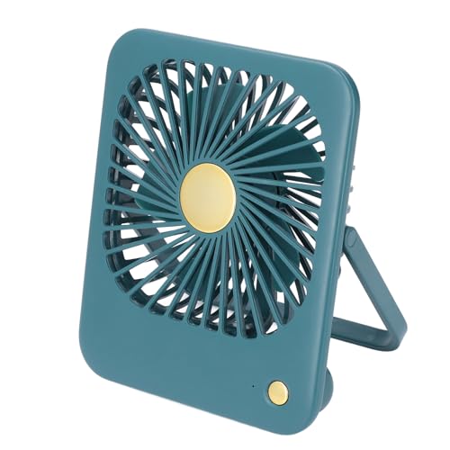 ZJchao USB -Schreibtisch Lüfter Minimalist Style 3 Geschwindigkeit Verstellbarer Starker Wind Kleiner Tischventilator für Home Camping Schlafzimmer Büro (GREEN) von ZJchao