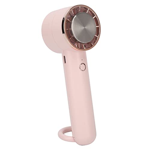 ZJchao USB -wiederaufladbarer Mini -Handheld -Lüfter, Tragbarer Persönlicher Kühllüfter, mit 3 -Geschwindigkeitsniveaus Halbleitertechnologie für Reisen Im Freien Im Freien Im Freien (PINK) von ZJchao