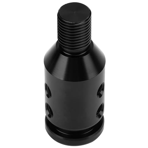 ZJchao Universeller Aluminium -Schaltadapter für Nicht Gewinde -Schaltgriffe, 12 Mm X 1,25 Gewinde, Beinhaltet Schrauben Zur Sicheren Installation (BLACK) von ZJchao