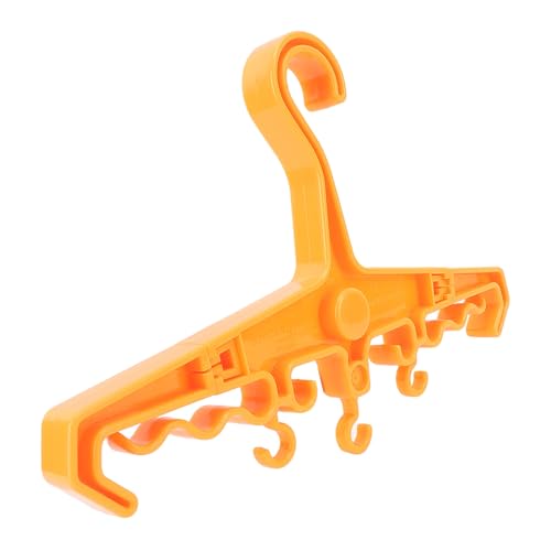ZJchao Waderstars, Deber -Kleiderbügel -Diving Ausrüstung, Multi Purpose Black Kleiderbügel, Faltende Reisehalter für Kleidung für Reisebereich Wassersportarten (ORANGE) von ZJchao
