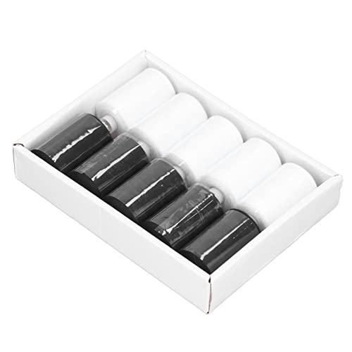 ZJchao Weißer Faden, Stickfaden Polyester Material 10pcs Faden Zum Nähen für Familie, Freunde oder Jeden, der Gerne mit Stoff Kreiert von ZJchao