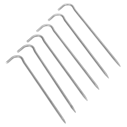 ZJchao Zeltstifte Zelteinsätze Ultra Leichte Hochleistungszeltnägel Zum Camping -Wanderwanderungs - -Outdoor -Abenteuer 6pcs oder 10 Prozent 169 Mm Länge (6) von ZJchao