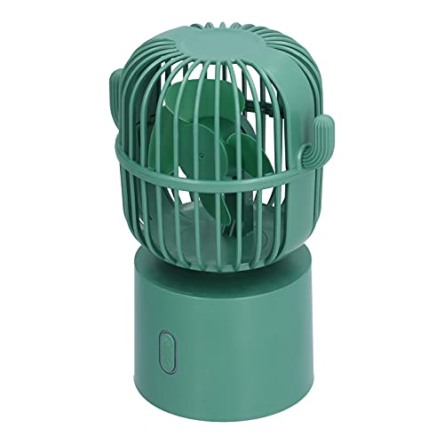 ZJchao -förmiger Mini -Schreibtisch -Lüfter USB -Wiederaufladbar mit 2400 -mAh -Akku & 80 ° Oszillation für Home Office Desktop -Tisch von ZJchao